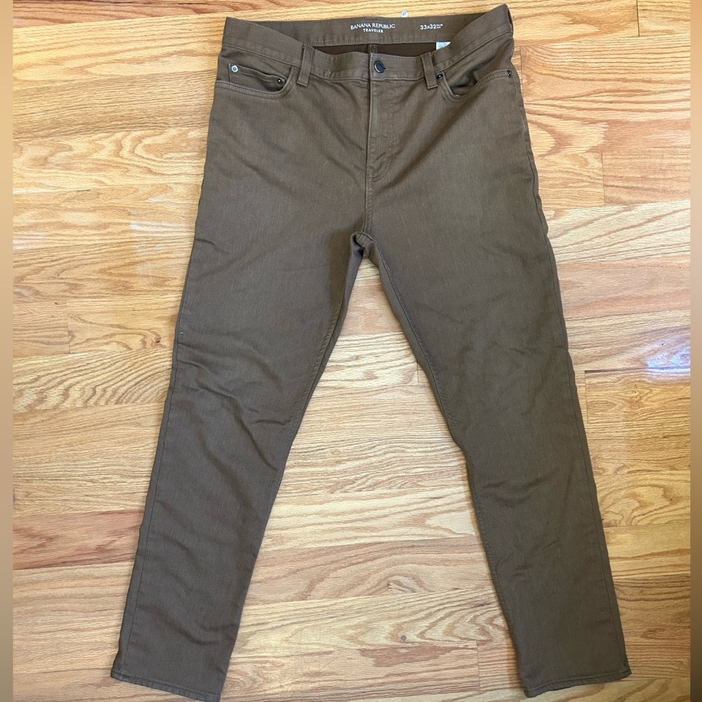 Banana Republic Traveler pants (slim fit 33x32)